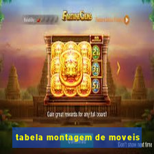 tabela montagem de moveis